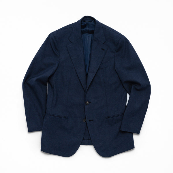 Slate Blue High Twist Wool Waverly Suit