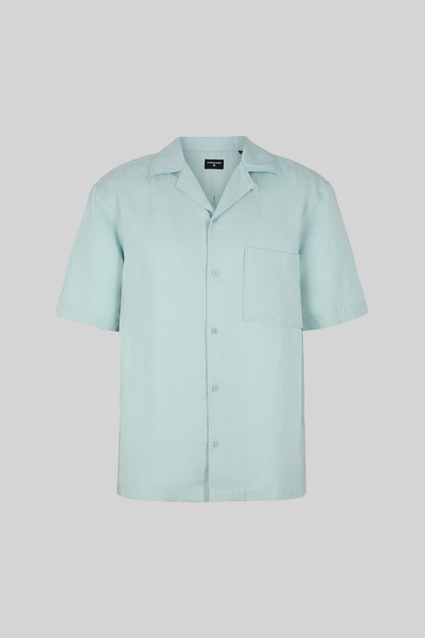Mint Cisco Short Sleeve Button Up Shirt