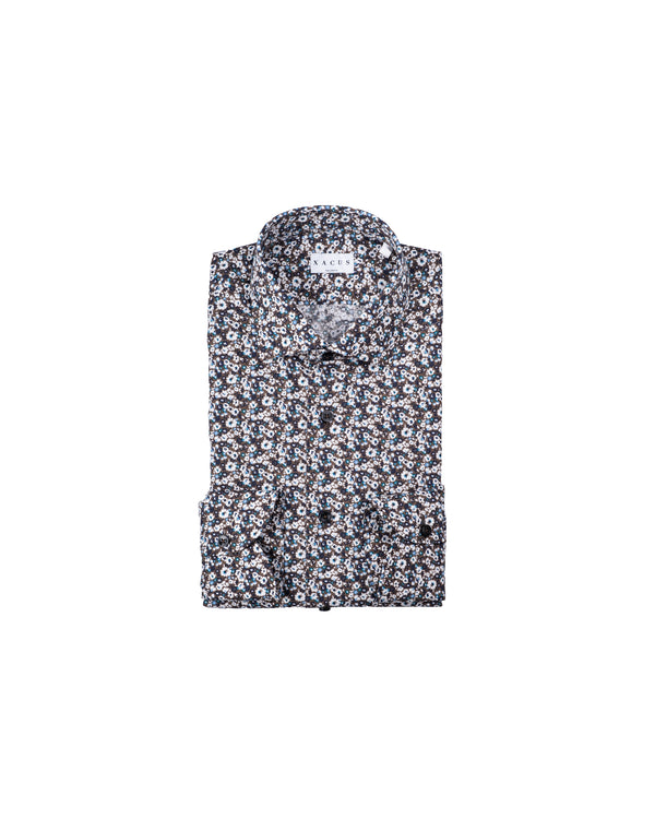 Multicolour Poplin Pattern Shirt