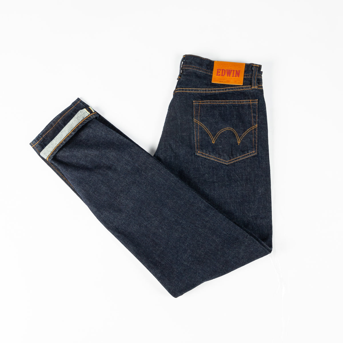 AKT33 Dry Indigo Rainbow Selvedge Denim Regular Taper –