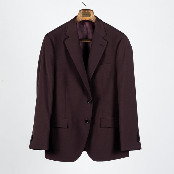 Burgundy Wool Suit