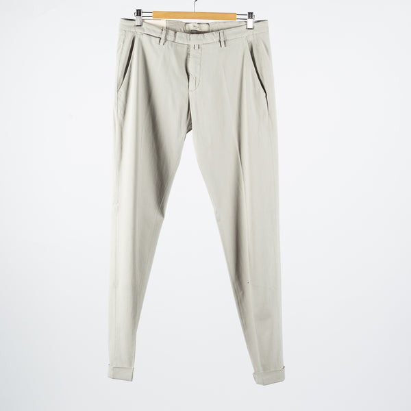 Tan Cotton Stretch Chinos