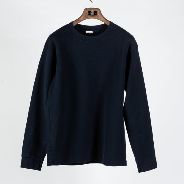 Navy Cotton Longsleeve Thermal