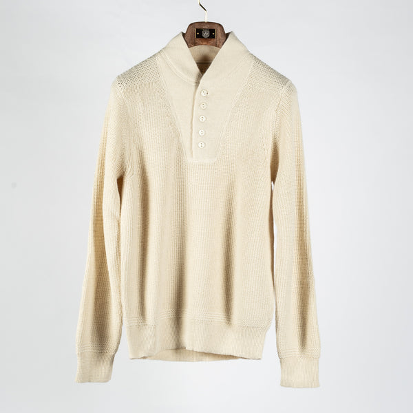 Cream Alpaca Submariner Henley