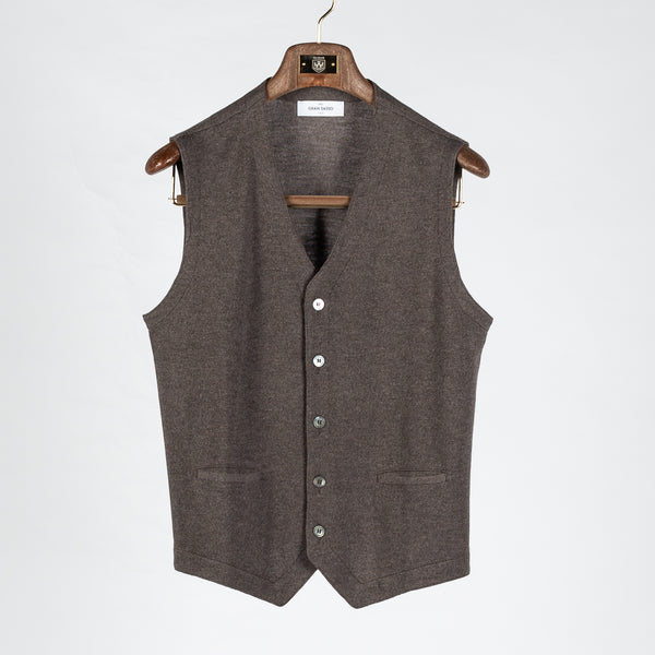 Grey-Brown 5 Wool Vest