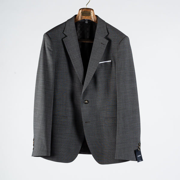 Textured Charcoal Herby-Blayr Stretch Suit