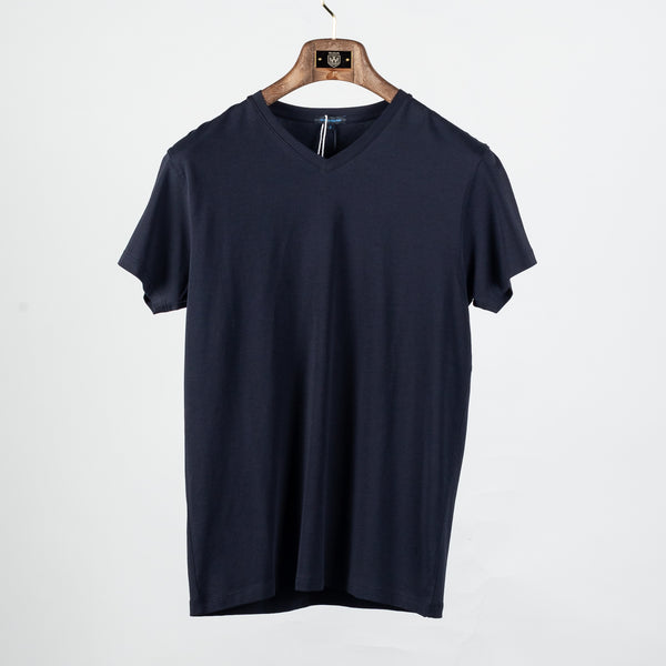 Navy PYA Iconic V-neck T-Shirt