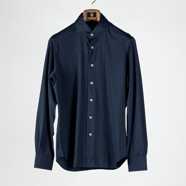 Navy Twill Stretch Active Shirt