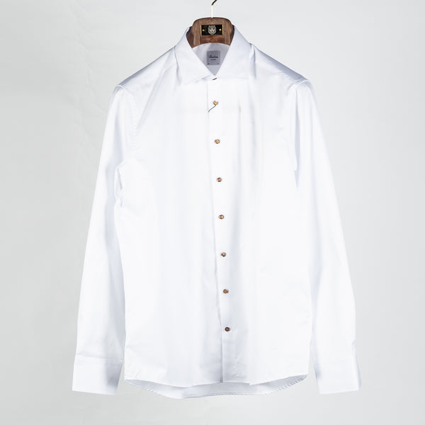 White Twill Dress Shirt