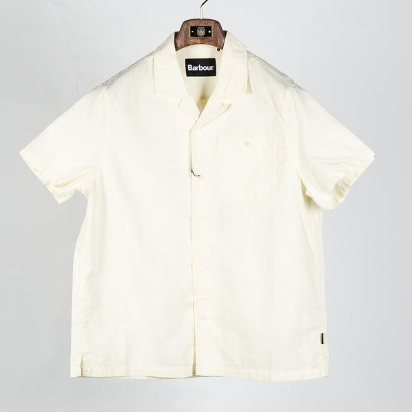 Off White Parkvale Slub Relaxed Short-Sleeved Shirt