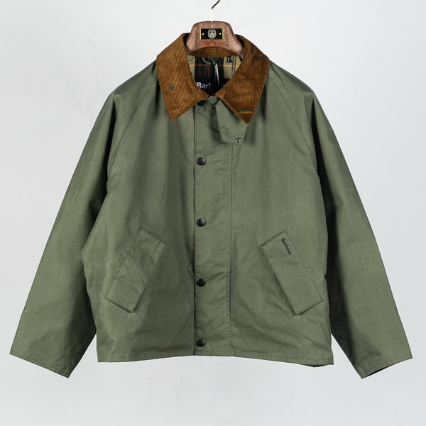 Light Moss Transporter Waxed Jacket