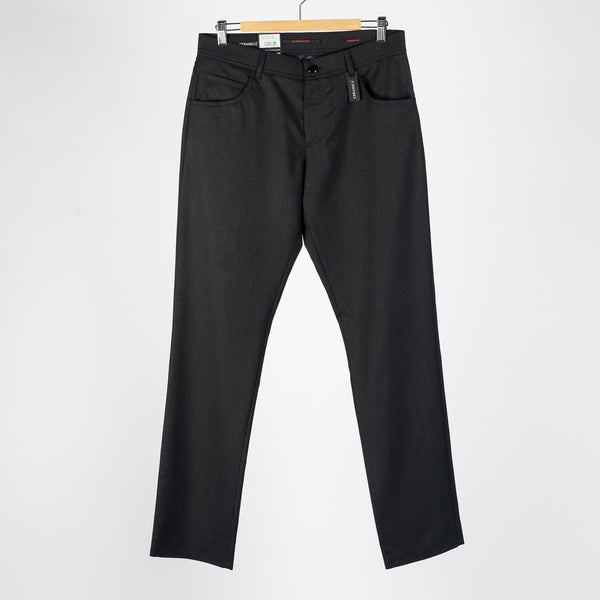 Black Two Tone Stone 1942 Ceramica Trousers
