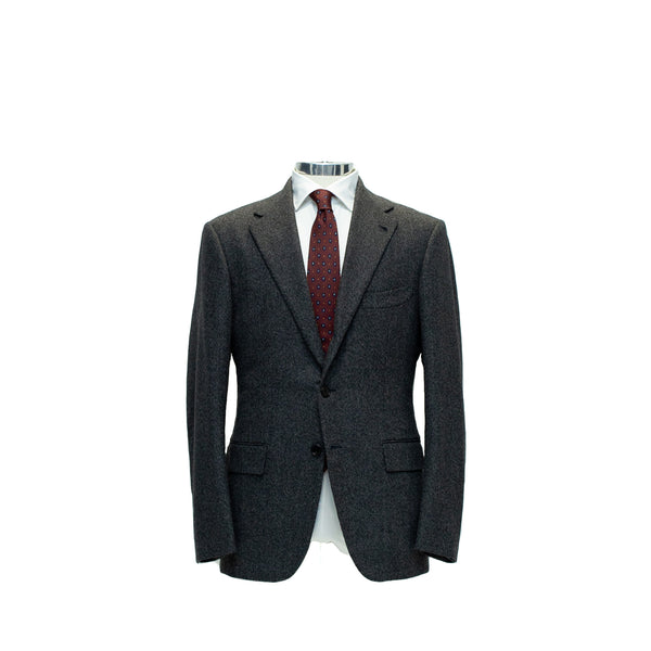 Grey Thornproof Wool 2pc Suit