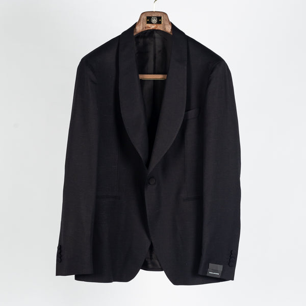 Black Shawl Collar Faux Dinner Jacket