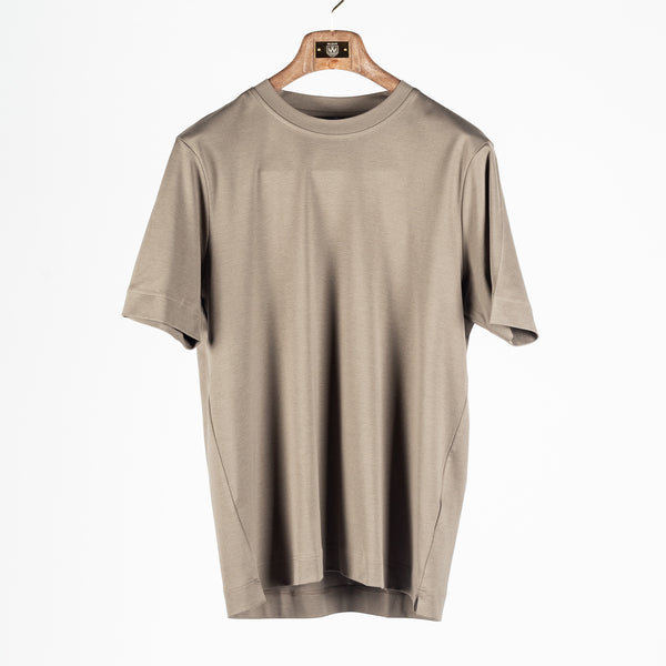 Taupe Pima Interlock T-Shirt