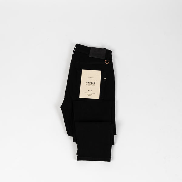 Black "HyperFlex" Jeans