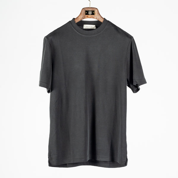 Black Ottoman Rib Shirt