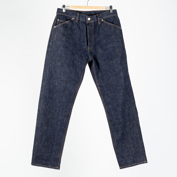 Drake's Indigo Rinse Japanese Selvedge Denim Five-Pocket Jeans