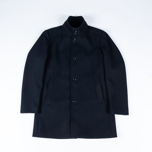 Navy Finchley Topcoat