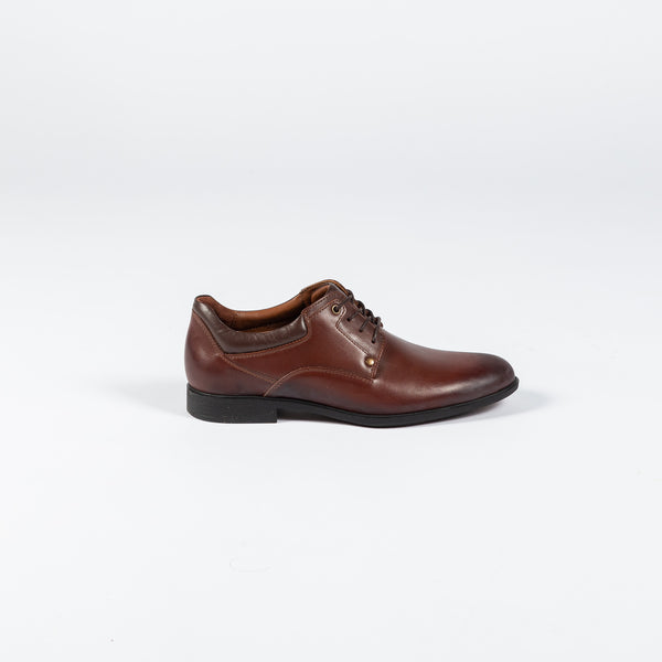 Tan Derby Dress Shoe