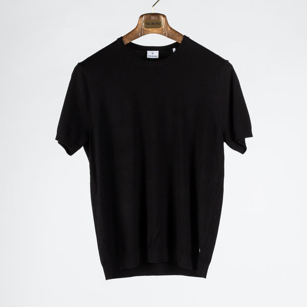Black Luxe Knit T-Shirt