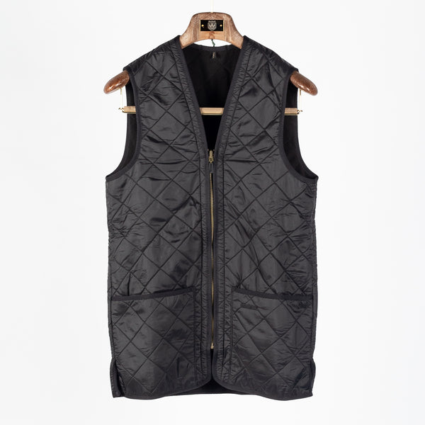 Classic Black Polarquilt Zip-In Liner Vest