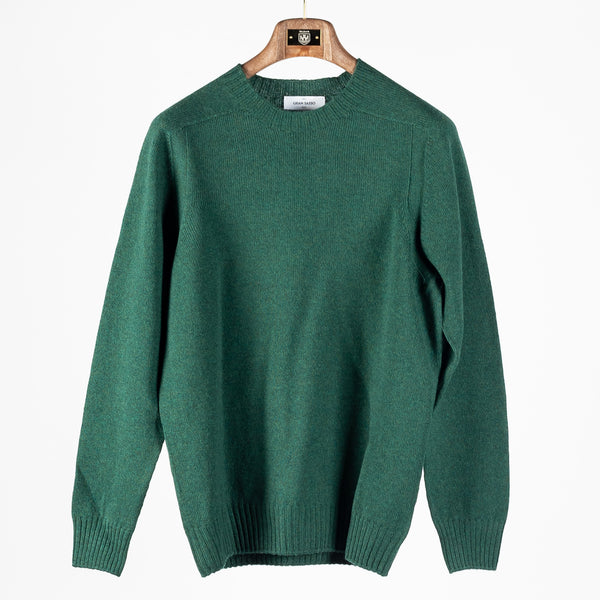 Sage Green 24157 Crew Neck Sweater