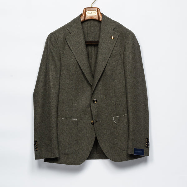 Moss Green Soft Construction Blazer