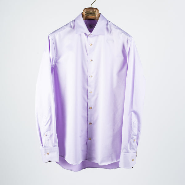 Lavender Cotton Twill Dress Shirt