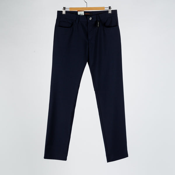 Navy 1351 Pipe Trousers
