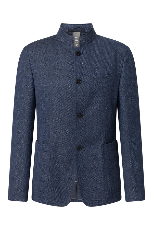 Textured Navy Hiro Jacket