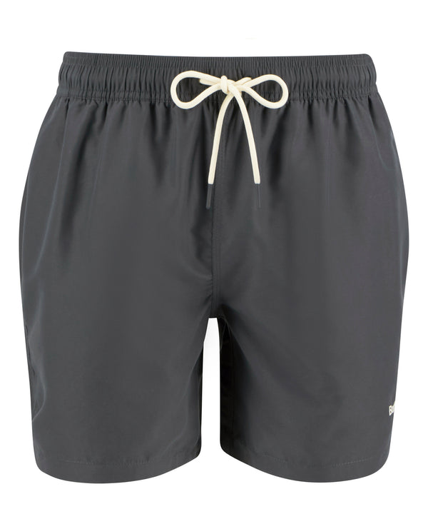 Asphalt Water Reactive Leaf Print Swim Shorts