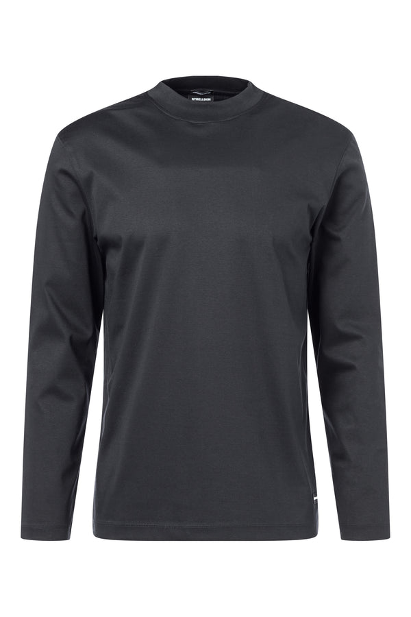 Black Pepe Long Sleeve Crewneck T-shirt