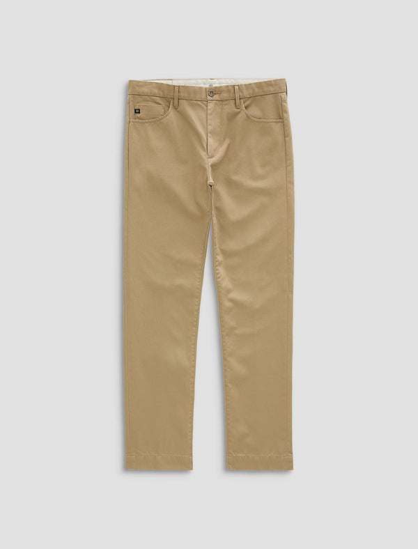 Sunlit Beige Everett Tailored Gabardine Pant