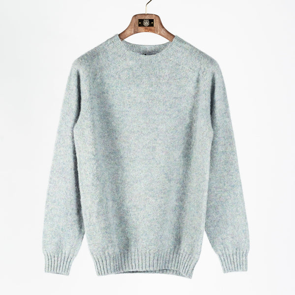 Seaglass Shaggy Crew Neck Sweater
