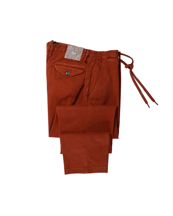 Orange Washed Stretch Chino