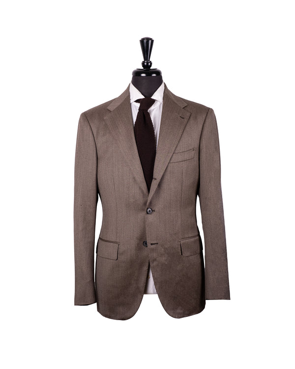 Gold Brown Covert Suit