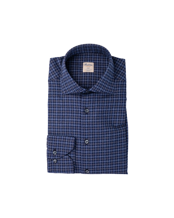 Blue Gingham SL Shirt