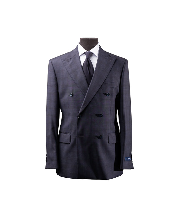Navy Check DB Suit