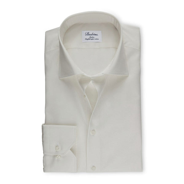 Ivory Twill Dress Shirt