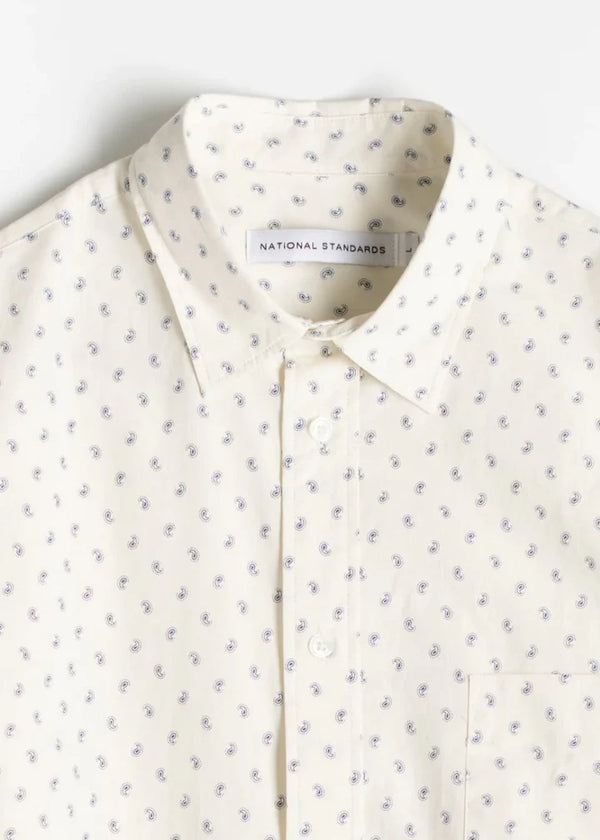 Japanese Small Paisley Print Shirt