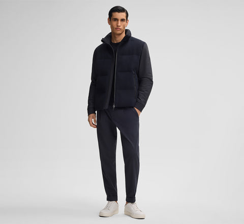 Strellson Navy Flex Knit Jacket - Corduroy, Polyester, Regular Fit - View 6