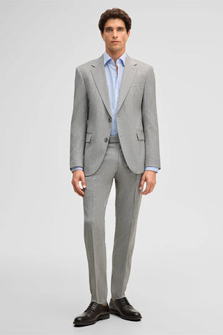 Strellson Textured Grey Aidan-Melwin Suit - Wool, Polyester, Viscose, Slim Fit - Alternate View