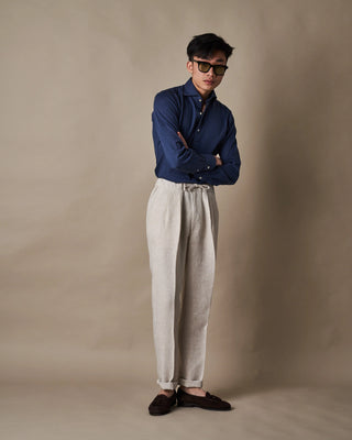 Informale Stone T005 Linen Drawstring Trouser 3