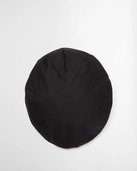 Barbour Black Cheviot Waxed Flat Cap - Wool, Cotton, Polyester, Tartan, Made In England - View 5