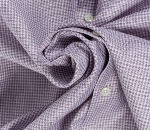Stenstroms Red Checked Twill Shirt Dress Shirt - Cotton, Twill, Regular Fit - Alternate View