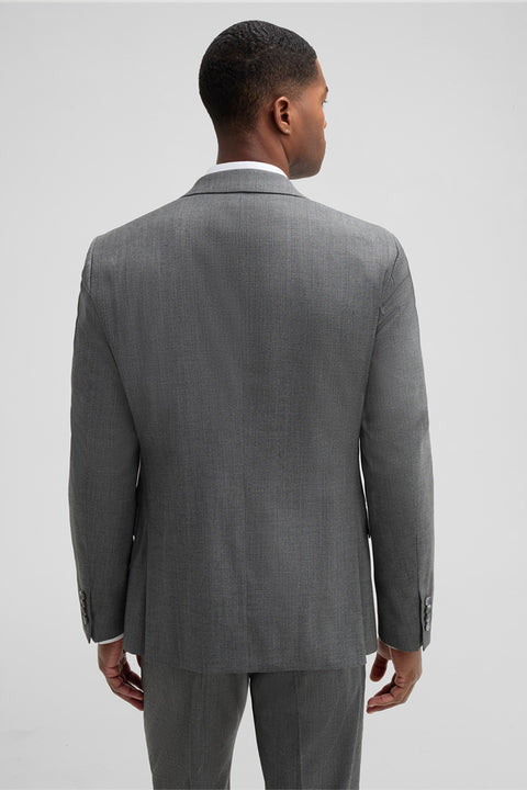 Strellson Textured Grey Caiden-Melwin Suit - Wool, Polyester, Viscose, Slim Fit - View 7