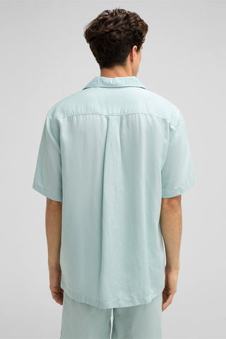 Strellson Mint Cisco Short Sleeve Button Up Shirt - Linen, Lyocell - View 6