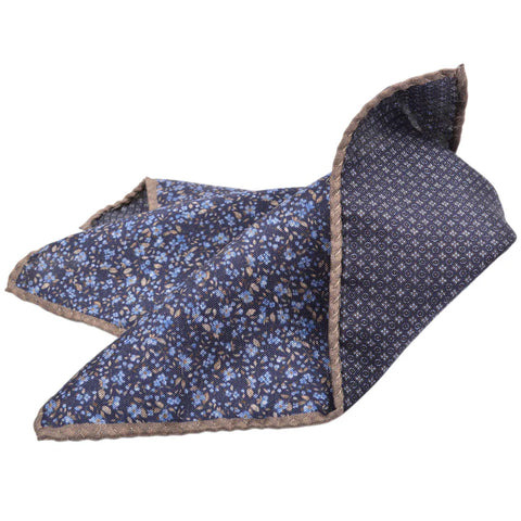 Dion Assorted Dion SS25 Silk Reversible Pocket Squares 3