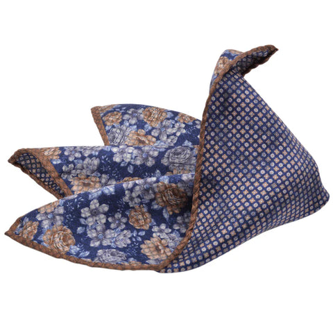 Dion Assorted Dion SS25 Silk Reversible Pocket Squares 7